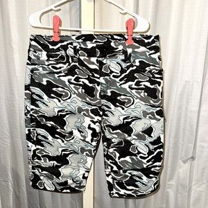 True religion camo shorts